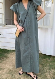 【動画あり】Vネックラフシルエットロングワンピース 3色展開 - select store mirror me【動画あり】Vネックラフシルエットロングワンピース 3色展開201336230mirror meselect store mirror me201336230ホワイトS