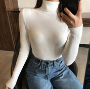 ＜アッシュブルー１点即納＞【カラー展開豊富】【動画あり】タートルネックシンプルコットンリブニット　１４色展開 - select store mirror me＜アッシュブルー１点即納＞【カラー展開豊富】【動画あり】タートルネックシンプルコットンリブニット　１４色展開194486476mirror meselect store mirror me194486476ホワイト
