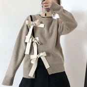 ＜ベージュ１点即納＞フロントデザインカットリボンニット　２色展開 - select store mirror me＜ベージュ１点即納＞フロントデザインカットリボンニット　２色展開194480938mirror meselect store mirror me194480938ベージュXS