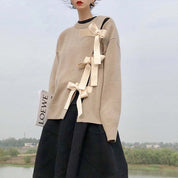 ＜ベージュ１点即納＞フロントデザインカットリボンニット　２色展開 - select store mirror me＜ベージュ１点即納＞フロントデザインカットリボンニット　２色展開194480938mirror meselect store mirror me194480938ベージュXS