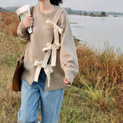 ＜ベージュ１点即納＞フロントデザインカットリボンニット　２色展開 - select store mirror me＜ベージュ１点即納＞フロントデザインカットリボンニット　２色展開194480938mirror meselect store mirror me194480938ベージュXS