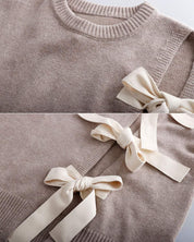＜ベージュ１点即納＞フロントデザインカットリボンニット　２色展開 - select store mirror me＜ベージュ１点即納＞フロントデザインカットリボンニット　２色展開194480938mirror meselect store mirror me194480938ベージュXS