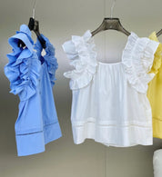 【ホワイト１点即納】ダブルフリルキャミトップス　３色展開 - select store mirror me【ホワイト１点即納】ダブルフリルキャミトップス　３色展開205686712mirror meselect store mirror me205686712【即納】ホワイト