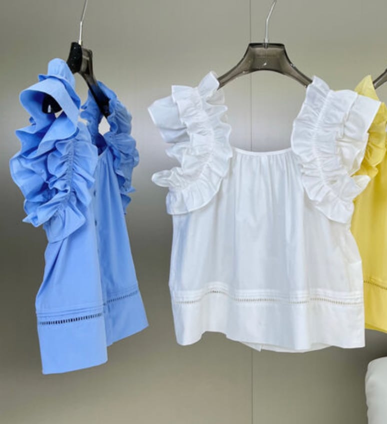 【ホワイト１点即納】ダブルフリルキャミトップス　３色展開 - select store mirror me【ホワイト１点即納】ダブルフリルキャミトップス　３色展開205686712mirror meselect store mirror me205686712【即納】ホワイト