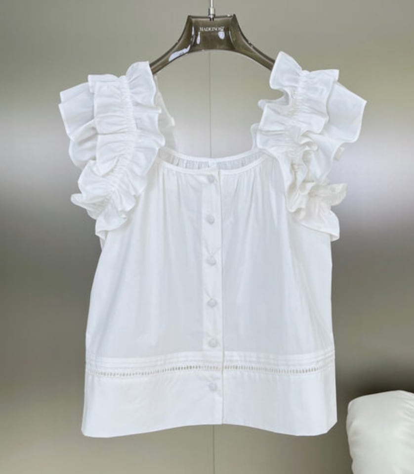 【ホワイト１点即納】ダブルフリルキャミトップス　３色展開 - select store mirror me【ホワイト１点即納】ダブルフリルキャミトップス　３色展開205686712mirror meselect store mirror me205686712【即納】ホワイト