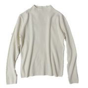 シンプルモックネックニットトップス　１０色展開 - select store mirror meシンプルモックネックニットトップス　１０色展開221850833mirror meselect store mirror me221850833ホワイト