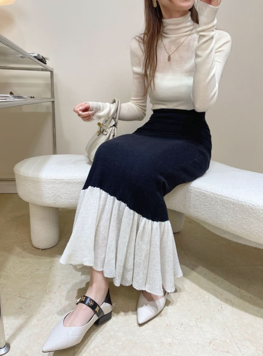 【高品質ウール100%】【動画あり】切り替えマーメイドフレアスカート - select store mirror me【高品質ウール100%】【動画あり】切り替えマーメイドフレアスカート196834241mirror meselect store mirror me196834241XS