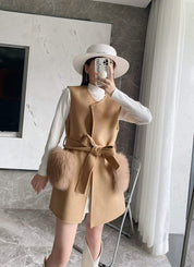 ＜インスタグラマー様ご愛用＞【高品質ウール100％＆フォックスファー】【動画あり】ボリュームファーポケットコート２点セット　２色展開 - select store mirror me＜インスタグラマー様ご愛用＞【高品質ウール100％＆フォックスファー】【動画あり】ボリュームファーポケットコート２点セット　２色展開194411253mirror meselect store mirror me194411253ホワイトS