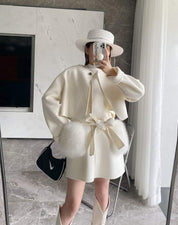 ＜インスタグラマー様ご愛用＞【高品質ウール100％＆フォックスファー】【動画あり】ボリュームファーポケットコート２点セット　２色展開 - select store mirror me＜インスタグラマー様ご愛用＞【高品質ウール100％＆フォックスファー】【動画あり】ボリュームファーポケットコート２点セット　２色展開194411253mirror meselect store mirror me194411253ホワイトS