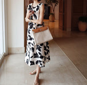 シックリーフ柄ノースリーブラフワンピース - select store mirror meシックリーフ柄ノースリーブラフワンピース109713424mirror meselect store mirror me109713424S