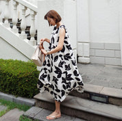 シックリーフ柄ノースリーブラフワンピース - select store mirror meシックリーフ柄ノースリーブラフワンピース109713424mirror meselect store mirror me109713424S