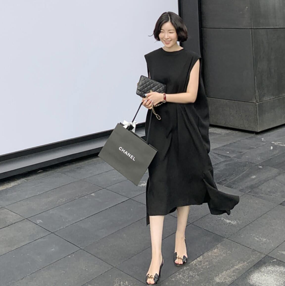 バックデザインカットアシンメトリーブラックワンピース - select store mirror meバックデザインカットアシンメトリーブラックワンピース109734902mirror meselect store mirror me109734902S