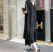 バックデザインカットアシンメトリーブラックワンピース - select store mirror meバックデザインカットアシンメトリーブラックワンピース109734902mirror meselect store mirror me109734902S