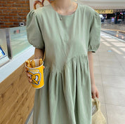 ピスタチオグリーン変形ウエストタックワンピース - select store mirror meピスタチオグリーン変形ウエストタックワンピース109745577mirror meselect store mirror me109745577S
