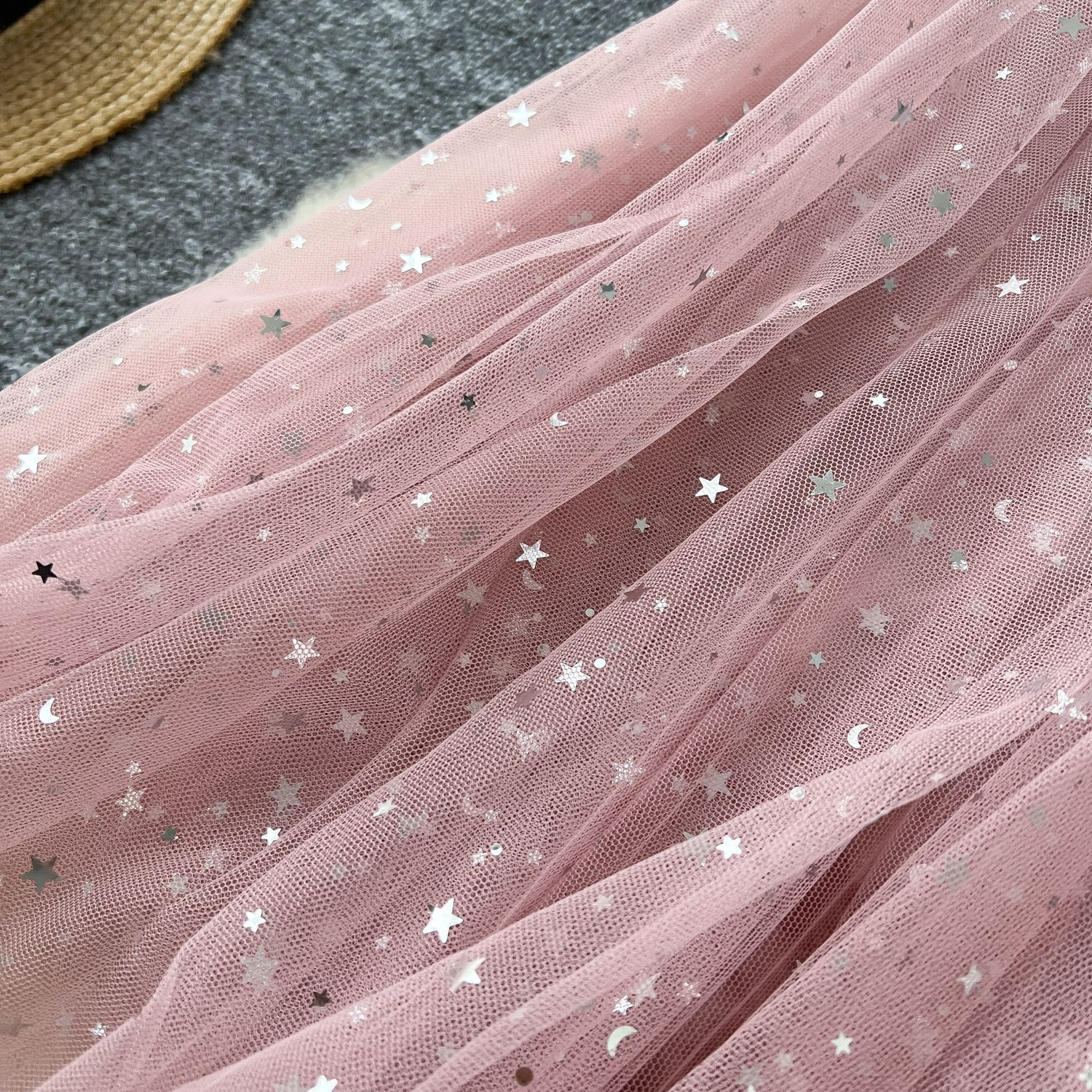 メッシュパステルスカート　4色展開