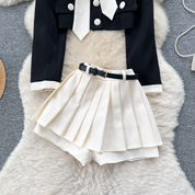 フェミニンリボンセットアップ　2色展開