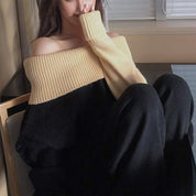 ＜１点即納＞【動画あり】アシンメトリーショルダーカットバイカラーニット - select store mirror me＜１点即納＞【動画あり】アシンメトリーショルダーカットバイカラーニットmirror meselect store mirror meフリーサイズ