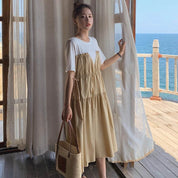 【動画あり】異素材切り替えデザインギャザーリボンワンピース - select store mirror me【動画あり】異素材切り替えデザインギャザーリボンワンピース125211960mirror meselect store mirror me125211960S