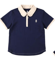 ［cavalluccio marino］Women Cotton Polo Shirt