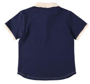 ［cavalluccio marino］Women Cotton Polo Shirt