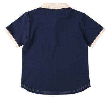 ［cavalluccio marino］Women Cotton Polo Shirt