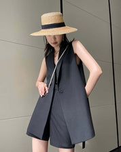 【動画あり】サイドスリットバックルブラックベスト - select store mirror me【動画あり】サイドスリットバックルブラックベスト132414680mirror meselect store mirror me132414680S