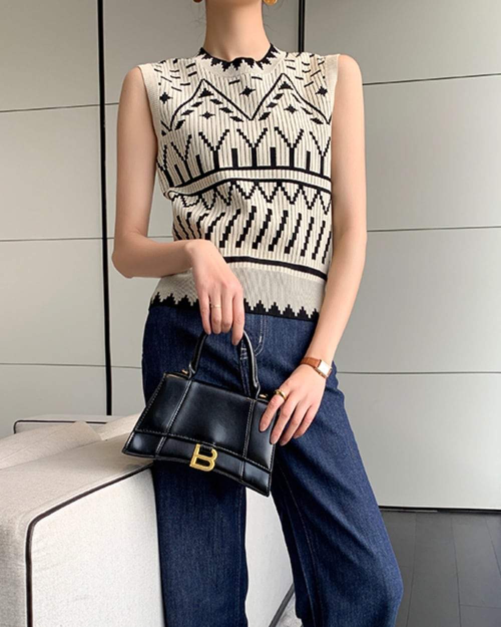 【動画あり】上質モロッコ風ミックスデザインノースリーブサマーニット - select store mirror me【動画あり】上質モロッコ風ミックスデザインノースリーブサマーニット132626987mirror meselect store mirror me132626987S