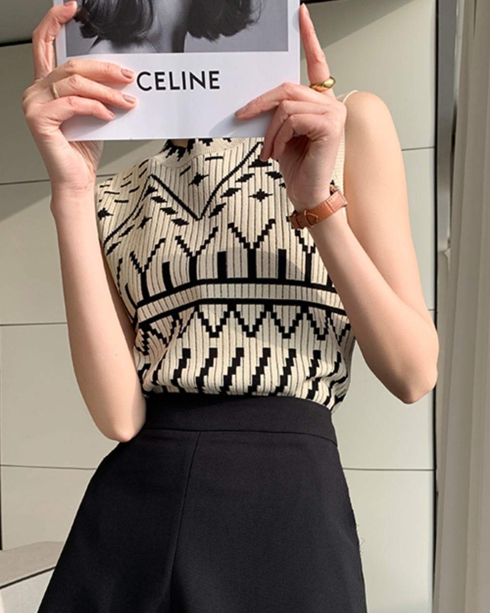 【動画あり】上質モロッコ風ミックスデザインノースリーブサマーニット - select store mirror me【動画あり】上質モロッコ風ミックスデザインノースリーブサマーニット132626987mirror meselect store mirror me132626987S