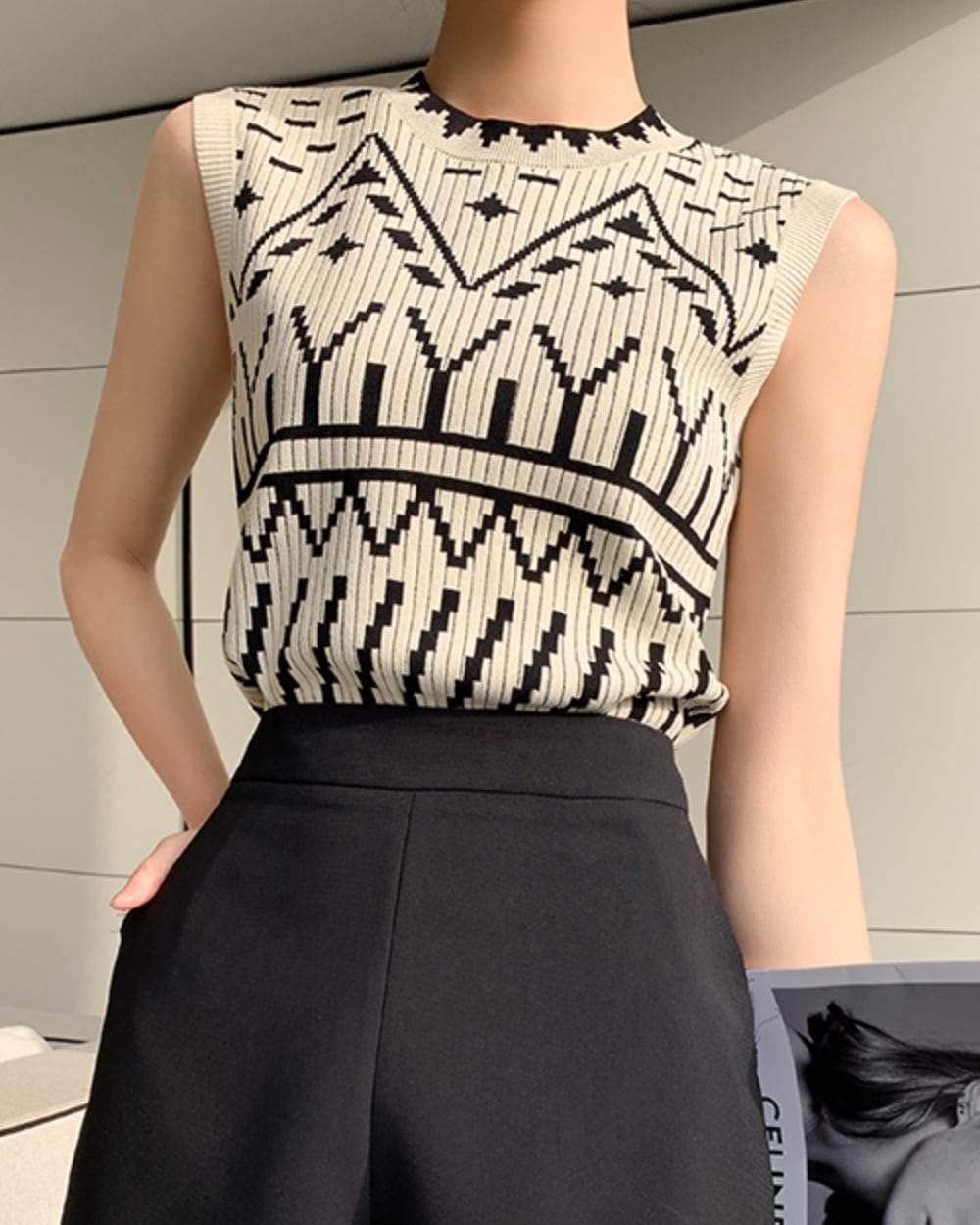 【動画あり】上質モロッコ風ミックスデザインノースリーブサマーニット - select store mirror me【動画あり】上質モロッコ風ミックスデザインノースリーブサマーニット132626987mirror meselect store mirror me132626987S