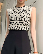 【動画あり】上質モロッコ風ミックスデザインノースリーブサマーニット - select store mirror me【動画あり】上質モロッコ風ミックスデザインノースリーブサマーニット132626987mirror meselect store mirror me132626987S