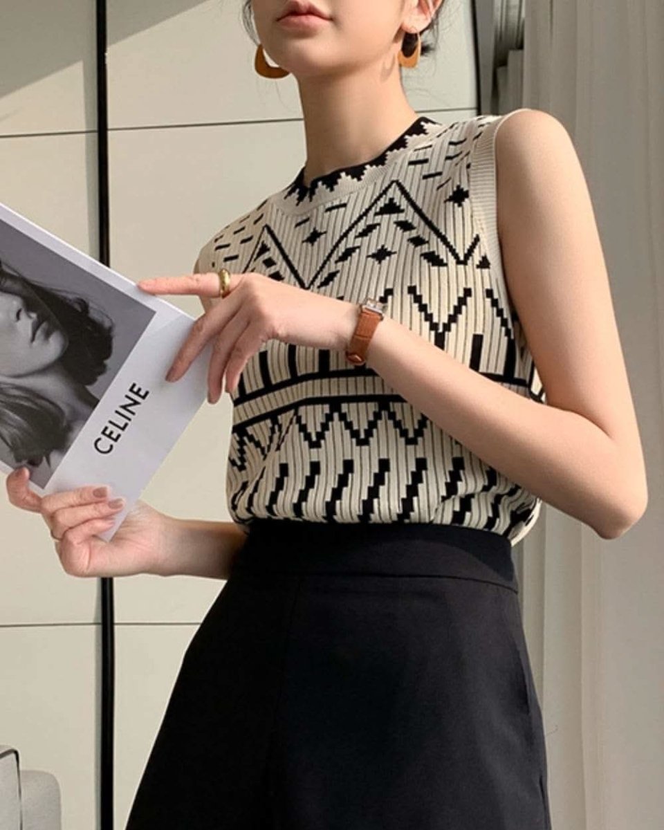 【動画あり】上質モロッコ風ミックスデザインノースリーブサマーニット - select store mirror me【動画あり】上質モロッコ風ミックスデザインノースリーブサマーニット132626987mirror meselect store mirror me132626987S