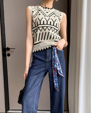 【動画あり】上質モロッコ風ミックスデザインノースリーブサマーニット - select store mirror me【動画あり】上質モロッコ風ミックスデザインノースリーブサマーニット132626987mirror meselect store mirror me132626987S