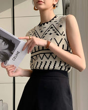 【動画あり】上質モロッコ風ミックスデザインノースリーブサマーニット - select store mirror me【動画あり】上質モロッコ風ミックスデザインノースリーブサマーニット132626987mirror meselect store mirror me132626987S
