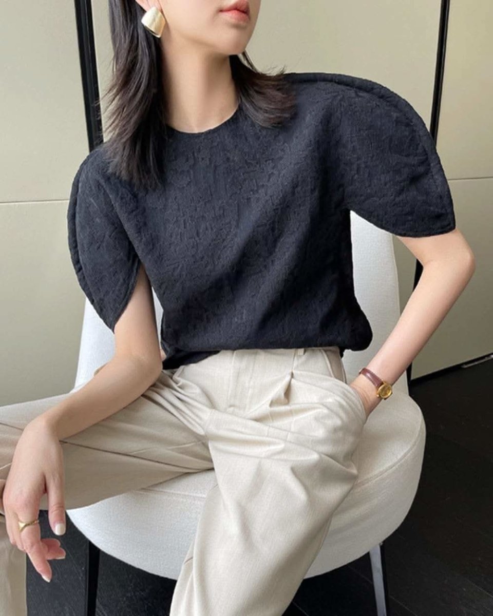 【動画あり】バックデザインカットジャガードトップス - select store mirror me【動画あり】バックデザインカットジャガードトップス133960823mirror meselect store mirror me133960823S