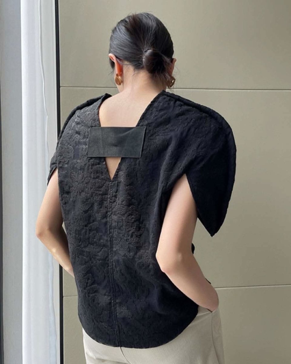 【動画あり】バックデザインカットジャガードトップス - select store mirror me【動画あり】バックデザインカットジャガードトップス133960823mirror meselect store mirror me133960823S