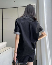 【動画あり】スタイリッシュデニムシャツ＆パンツセットアップ - select store mirror me【動画あり】スタイリッシュデニムシャツ＆パンツセットアップ133967282mirror meselect store mirror me133967282S