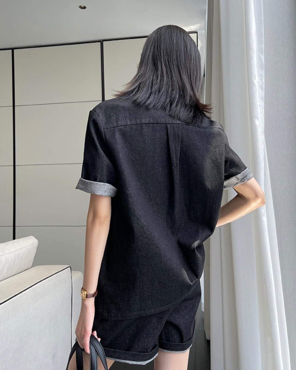 【動画あり】スタイリッシュデニムシャツ＆パンツセットアップ - select store mirror me【動画あり】スタイリッシュデニムシャツ＆パンツセットアップ133967282mirror meselect store mirror me133967282S