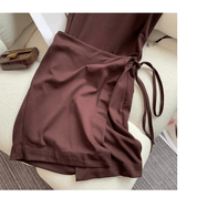 フロントラップデザインワンピース - select store mirror meフロントラップデザインワンピース1405557372mirror meselect store mirror me140555739ブラック S