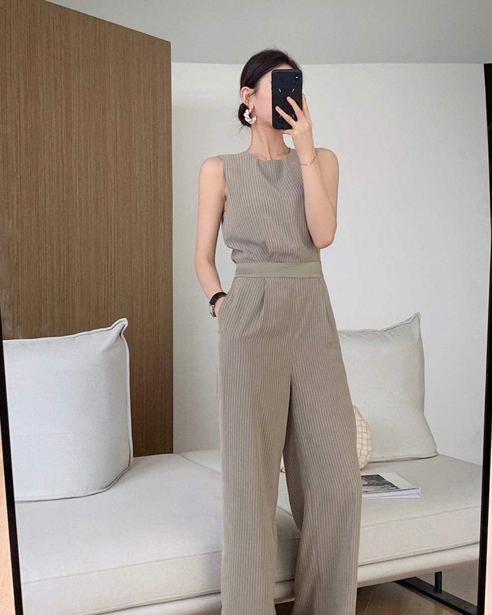 【上質】【動画あり】ナチュラルストライプバックデザインカットロンパース - select store mirror me【上質】【動画あり】ナチュラルストライプバックデザインカットロンパース143305641mirror meselect store mirror me143305641S