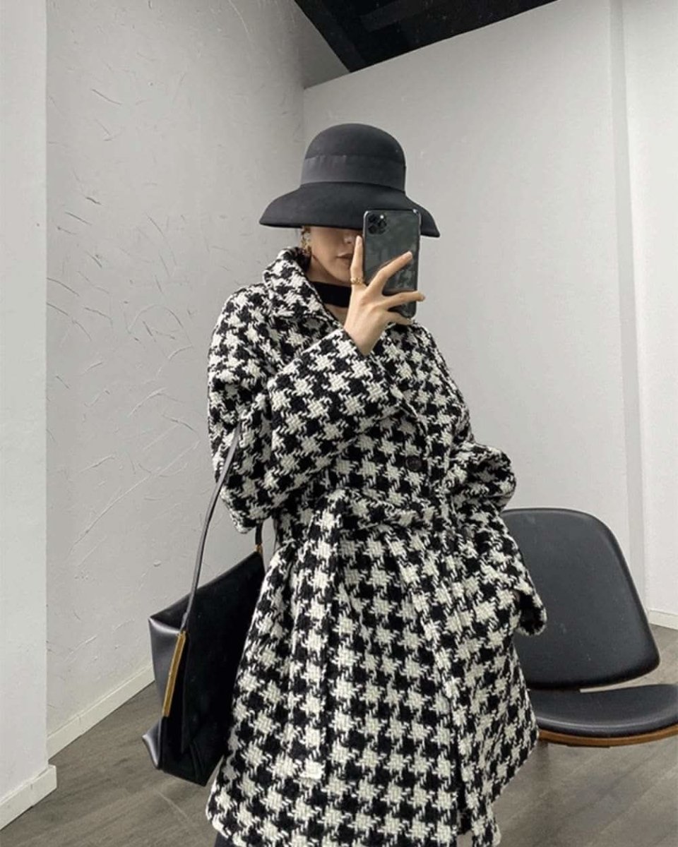 treasure サイン入り　アウター 小さいサイズ】スタンドカラーラグランデザインコート