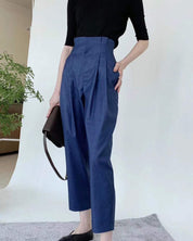 ハイウエストタックソフトプリーツパンツ - select store mirror meハイウエストタックソフトプリーツパンツ148173757mirror meselect store mirror me148173757S
