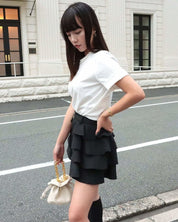 【動画あり】シルバーバックルベルト付きティアードフリルパンツ - select store mirror me【動画あり】シルバーバックルベルト付きティアードフリルパンツ151508153mirror meselect store mirror me151508153S