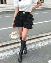 【動画あり】シルバーバックルベルト付きティアードフリルパンツ - select store mirror me【動画あり】シルバーバックルベルト付きティアードフリルパンツ151508153mirror meselect store mirror me151508153S