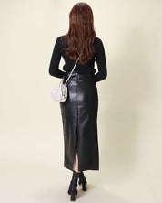 ＜サイズ展開豊富！＞異素材切り替えレザーハイウエストスリットスカート - select store mirror me＜サイズ展開豊富！＞異素材切り替えレザーハイウエストスリットスカート154277839mirror meselect store mirror me154277839XS