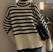 タートルネックボーダースリットニット - select store mirror meタートルネックボーダースリットニット154279026mirror meselect store mirror me154279026S
