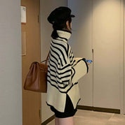 タートルネックボーダースリットニット - select store mirror meタートルネックボーダースリットニット154279026mirror meselect store mirror me154279026S