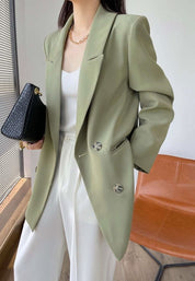 ＜サイズ展開豊富！＞ダブルブレストアースカラーオーバージャケット - select store mirror me＜サイズ展開豊富！＞ダブルブレストアースカラーオーバージャケット154281615mirror meselect store mirror me154281615XS