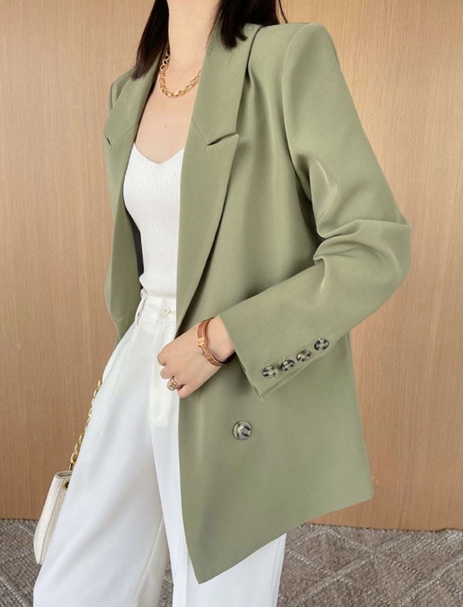 ＜サイズ展開豊富！＞ダブルブレストアースカラーオーバージャケット - select store mirror me＜サイズ展開豊富！＞ダブルブレストアースカラーオーバージャケット154281615mirror meselect store mirror me154281615XS