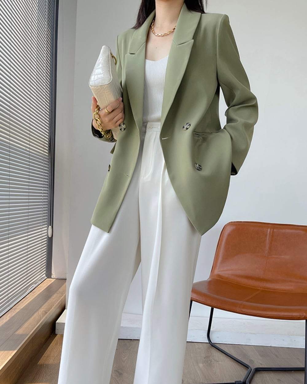 ＜サイズ展開豊富！＞ダブルブレストアースカラーオーバージャケット - select store mirror me＜サイズ展開豊富！＞ダブルブレストアースカラーオーバージャケット154281615mirror meselect store mirror me154281615XS