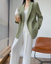 ＜サイズ展開豊富！＞ダブルブレストアースカラーオーバージャケット - select store mirror me＜サイズ展開豊富！＞ダブルブレストアースカラーオーバージャケット154281615mirror meselect store mirror me154281615XS